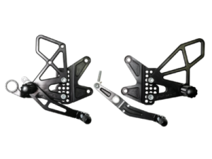 Yamaha YZF-R6 Rear Sets - Vortex Racing - V2 Design, GP shift compatible - Black - `06-`16